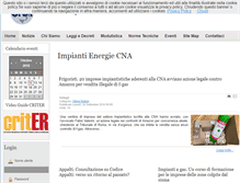 Tablet Screenshot of impiantienergie.it
